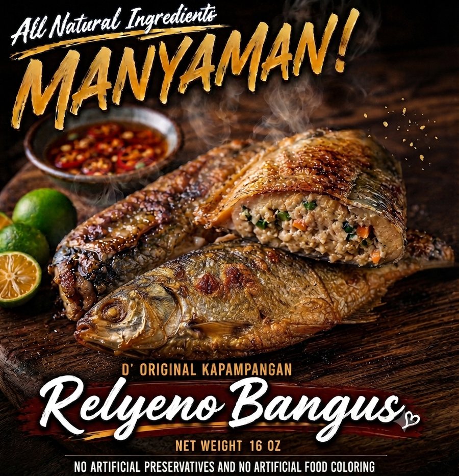 Relyenong Bangus — traditional stuffed milkfish